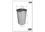 Air Filter Pa2521 Overall Length 419mm Galvanized Iron Cover Galvanized material