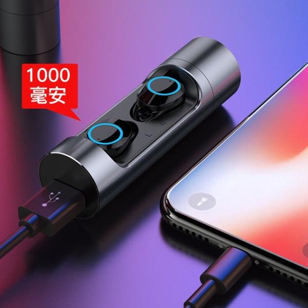 Metal case new magnetic usb TWS earbud sport earphone earphones headset with USB