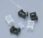 Horse saddle type cable tie mounts