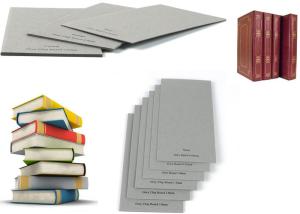 Wholesale 1100g / 1.78mm 100% Recycled Grey Cardboard for Bookcover / Arch file from china suppliers