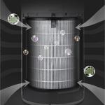 Car Home Office Vehicle Air Cleaner Filter Small Intelligent Air Purifier 3.5w