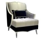 Neoclassical Luxury Hotel Furniture Solid Wood Designer 4 Seater Corner Sofa Set