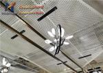 White Anti Slip Perforated Metal Sheet 0.8mm Round Hole Perforated Plate
