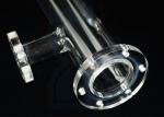 Solar Reactor Fused Quartz Glass Tube Heat Resistant With Flange