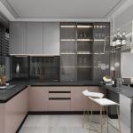 Custom Kitchen Cabinet Modern Kitchen Cabinet Furniture Set Steel Kitchen