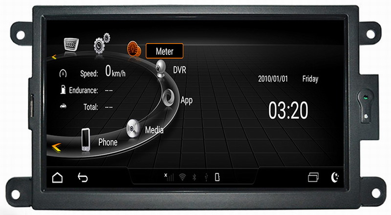 Ouchuangbo car stereo navigation for Audi A4 Q5 2009-2015 support BT MP3 mirror link android 8.0 OS 4+32