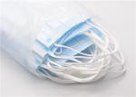 Unisex Earloop Face Mask Surgical Disposable 3 Ply , Triple Layer Surgical Mask