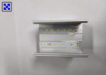 Sandblasting Anodized Aluminum LED Strip Profiles High Hardness For Twin Strips