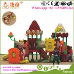 LLDPE plastic and Galvanized Steel Mini Outdoor Kids Playground Toys for Nursery