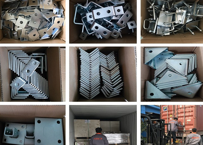 Galvanized Steel Channel T-shape Flat Plate Fitting