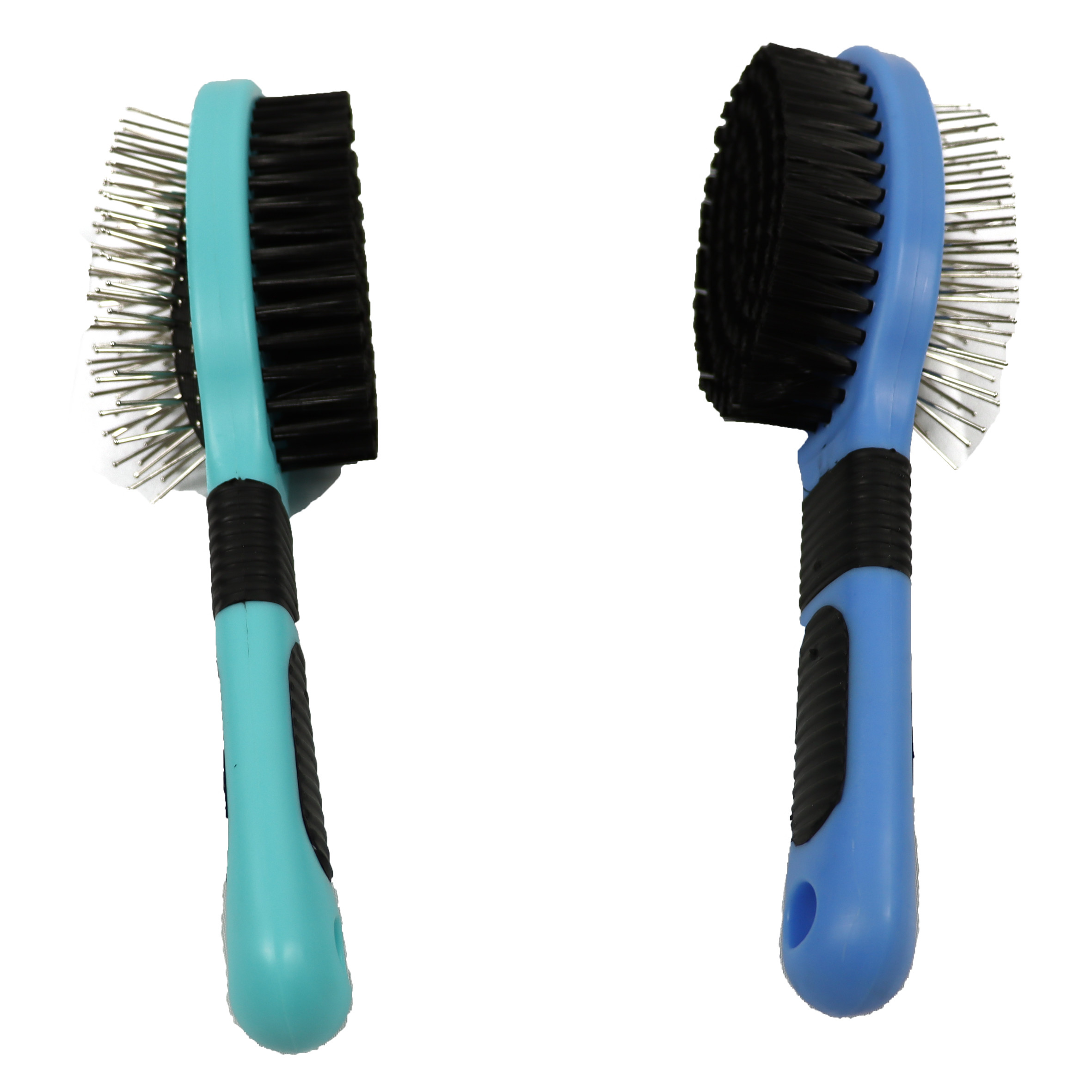 Large Pet Rubber Deshedding Brush For Dogs Cats Grooming Double Sided Flea Comb 206x57x57mm