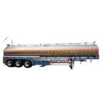 Wholesale Aluminum Alloy / Carbon Steel Diesel Fuel Tanker Trailer 40000 Liters
