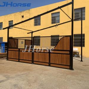 Wholesale Wooden Bamboo Infill Equine Stall Fronts With Sliding Door from china suppliers