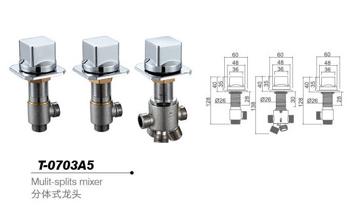 Bathtub mixer,Faucet,T-0703A5
