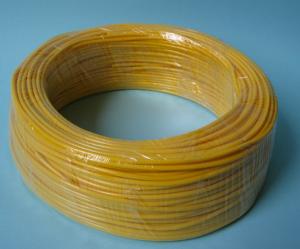 Wholesale Yellow Flexible PVC Tubing 600V / 300V Voltage Rating , PVC Flexible Hose For Wire Harness from china suppliers