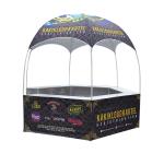 Advertising Outdoor Event Tent White Powder Coated Dye Sublimation Oxford Kiosk