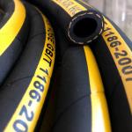 Retractable Flexible Water Hose Reel Black Color Braided