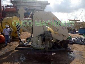 China Knuckle Telescopic Boom Hydraulic Winch Marine Crane on sale