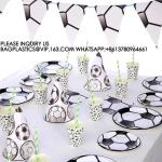 Wholesale Birthday Basketball Theme Party Supplies 9 Inch Plate 10 People Set
