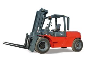 Wholesale T100 Diesel Forklift 10 Tons 3-6 Meters Dumping Height from china suppliers