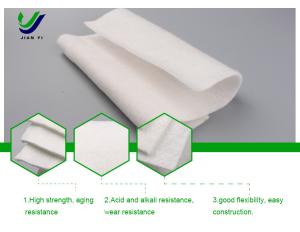 Wholesale High Tensile Strength Long Fiber Geotextile with 4.5-40KN/m Breaking Strength from china suppliers