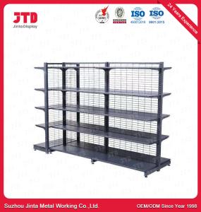 Wholesale 900mm 1500mm Gondola Display Shelving Steel Q195 2 Sided Shelf from china suppliers