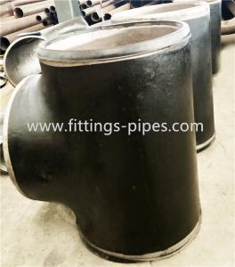Wholesale 1/2 Astm A234 Steel Pipe Tee Fittings Sandblasting from china suppliers