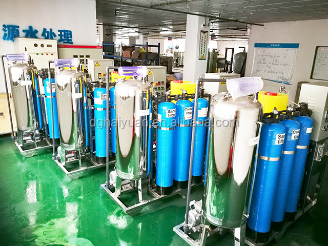 Semi Industrial Nanofiltration Water Treatment Plc Control 1.65kw Power