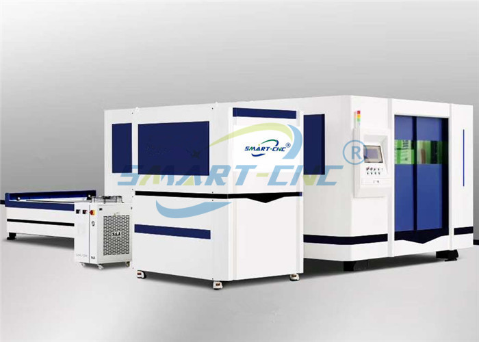 Water Cooling Fiber Laser Cutting Machine 2000×6000mm Exchange Table