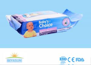 Wholesale Alcohol Free Natural Organic Face Wipes Spunlace Nonwoven For Adults , White Color from china suppliers