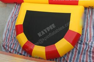 Wholesale D shape water trampolin,half moon water trampolinme, jumper trampoline from china suppliers