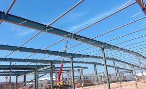 Wholesale Modern Sturdy Metal Workshop Prefab Steel Buildings With C/Z Galvanized Steel Purlin from china suppliers