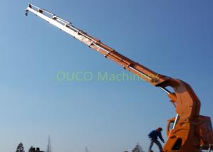 Wholesale Marine Deck Hydraulic Folding Crane 55 KW 6T 22M 360° Continuous Rotation from china suppliers