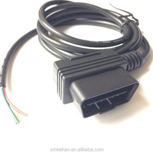 Wholesale OBD2 Connector Customized Length Car Truck OBD Cable Wire Harness with RoHS Compliance from china suppliers