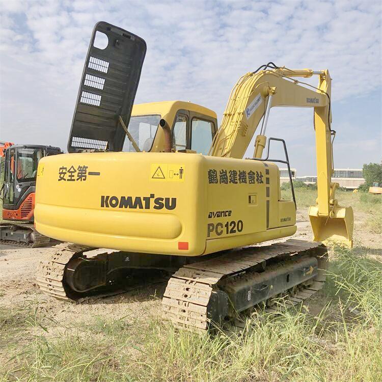 12 Ton Komatsu 120 Second-Hand Excavator with Perfect Performance and Original Color