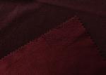 130GSM Microsuede Upholstery Fabric / Brushed Suede Fabric For Clothing Brown