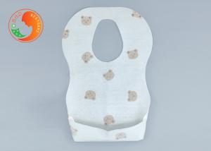 Wholesale Toddlers Feeding Custom Printed Disposable Bibs With Catch Pocket Tear Resistant Apron from china suppliers