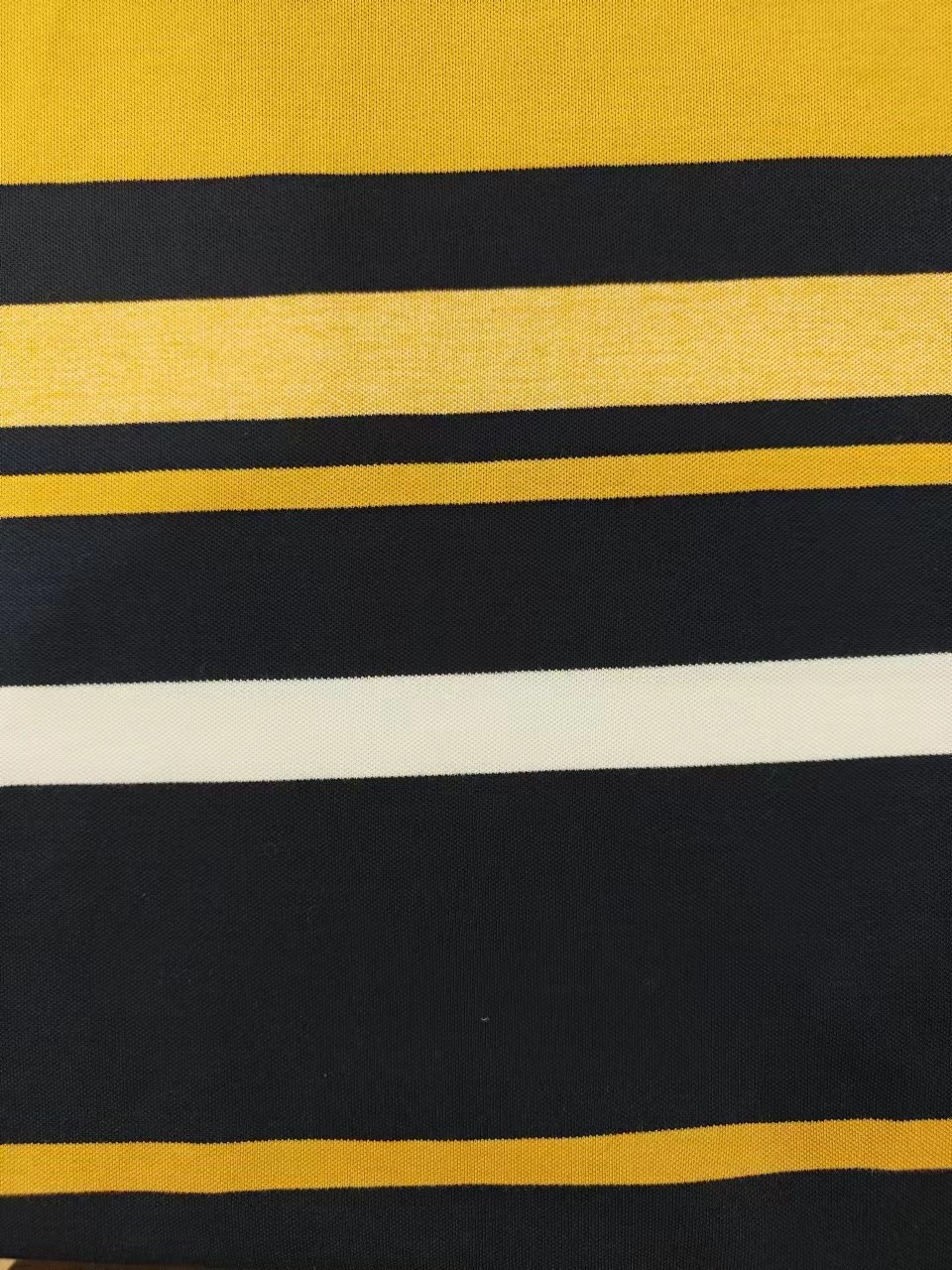 Comfortable And Breathable Natural Texture Flexible Striped Material Fabric For Polo Shirt