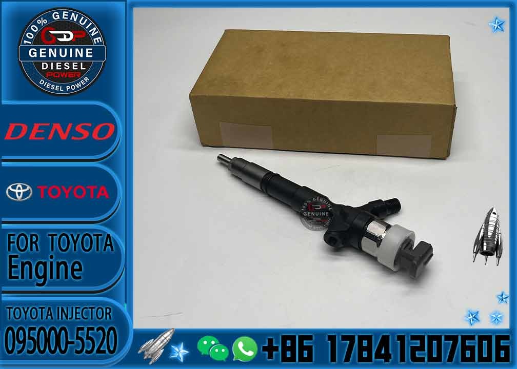 2KD New Diesel Common Rail Fuel Injector 095000-5520 Nozzle Injector 095000 5520 0950005520