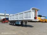 Jost Kingpin U Shape Self-dumping Semi Trailer for Construction Waste/Sand