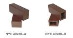 150mm*25mm Synthetic Wood Plastic Composite/WPC Flooring for Outdoor Living