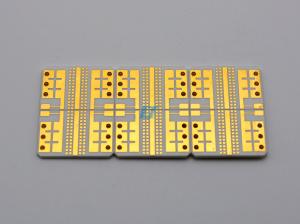 Wholesale OEM ODM Ceramic PCB Board With Black Solder Mask High Dielectric Constant from china suppliers