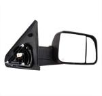 Weatherproof Black Side View Mirrors Car Exterior Mirror Plane Glass For Dodge