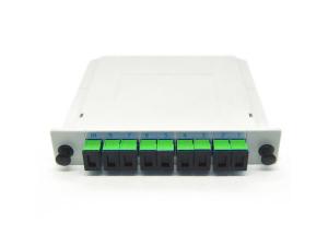 Wholesale 1x8 SC APC Simplex SM MM Cassette PLC Splitter from china suppliers