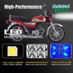 DC12V Blue DRL LED Headlight for CD70 CG125 70cc YAYE Motorcycle 3030SMD White