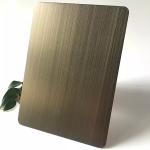 Decorative 3D Antique Stainless Steel Panels Thickness 0.3-3mm Durable
