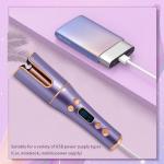 Rechargeable USB Hair Curler FCC Approve Electric Wireless Curling Tongs Without