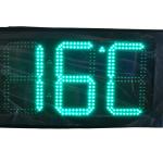 Outdoor 12 Inch LED Time And Temperature Display RF Remote Control