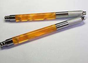 Wholesale Yellow 110MM Manual Tattoo Pen Permanent Makeup Handmade Tattoo Kits from china suppliers