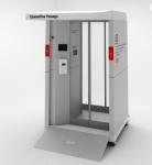 Automatic Mobile Booth Disinfection Products Portable Disinfection Tunnel Door